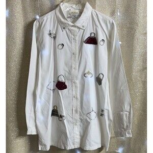 Vintage Bobbie Brooks Embroidered Top